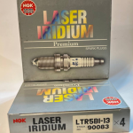 شمع پایه بلند سوزنی بدون واشر LTR5 B1-13-90083 NGK لیزر اریدیوم
