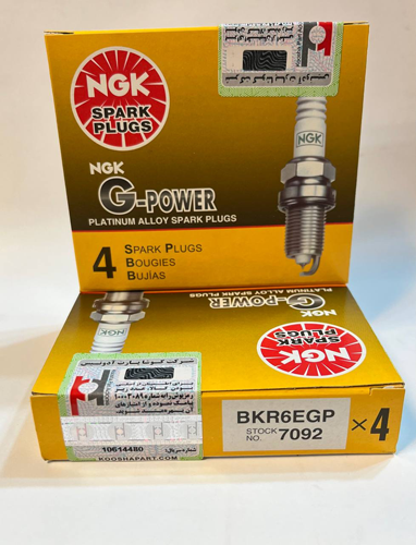 شمع سوزنی پایه کوتاه BKR6GP 7092 (NGK )تایلند