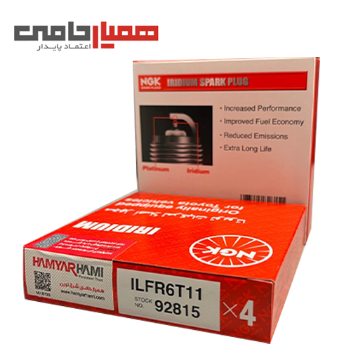 شمع ایریدیوم لیزر پایه بلند واشردار NGK -ILFR6T-11-92815