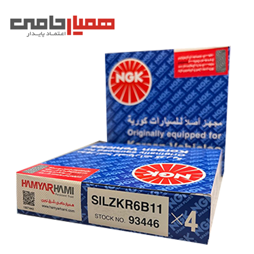 شمع ایریدیوم لیزر یورو 4 NGK -SILZKR6B11-93446